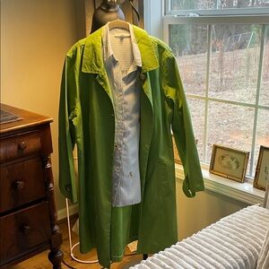 Green Duster Coat